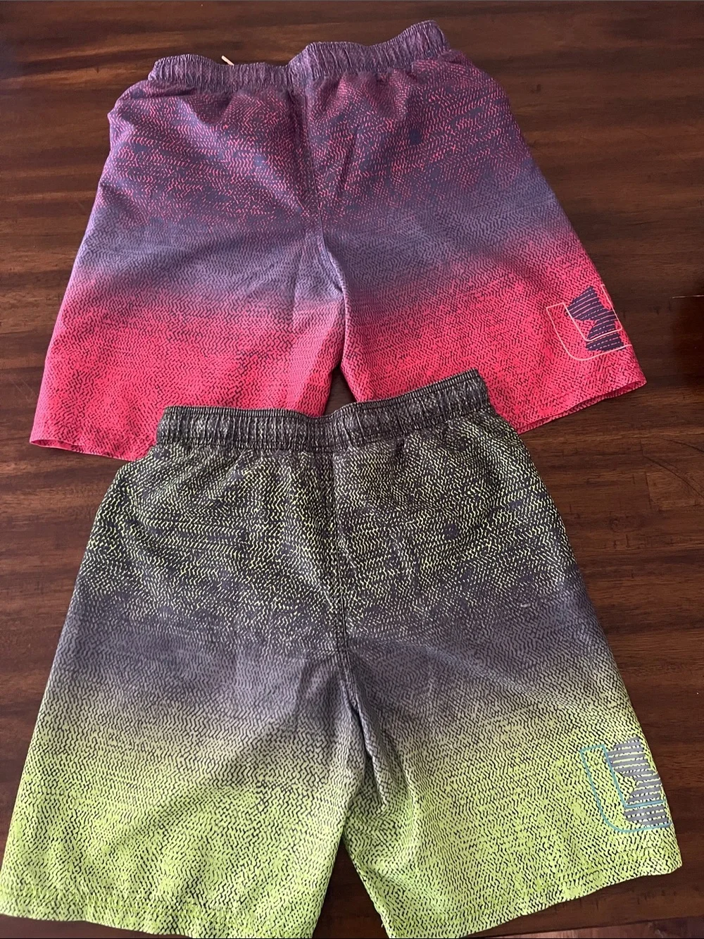 Under Armour Kids Gradient Swim Trunks - Pink, Purple & Yellow